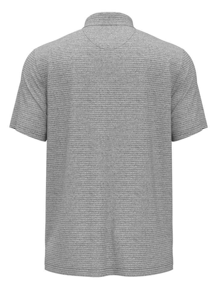 Oxford Fine Stripe Golf Polo (Caviar) 