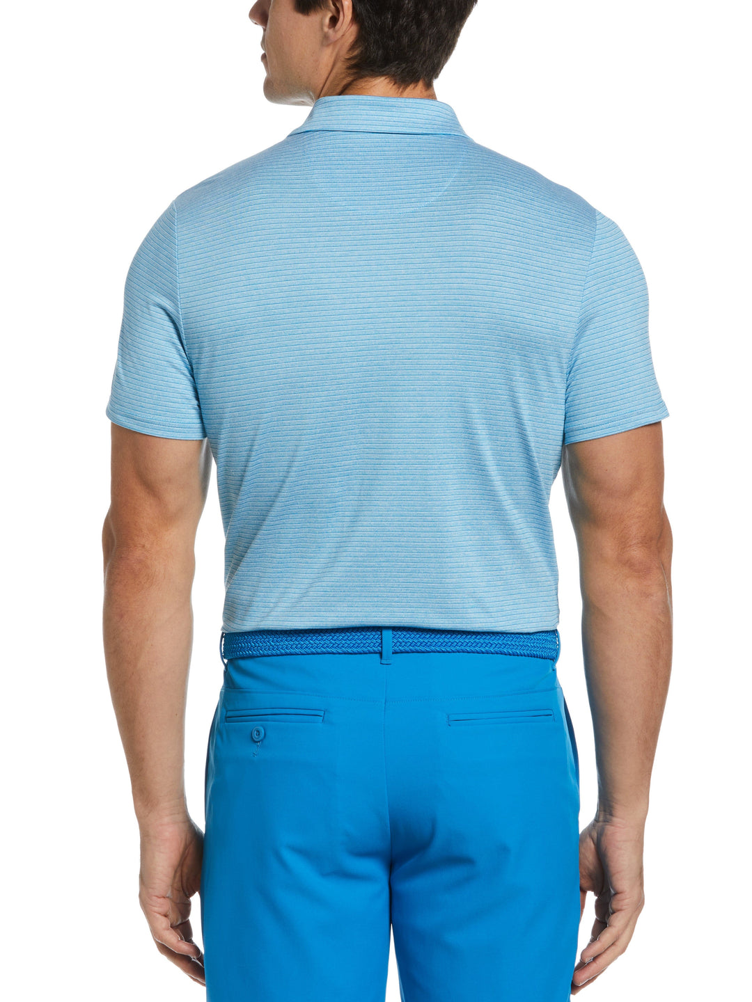Oxford Fine Stripe Golf Polo (Cloisonne) 