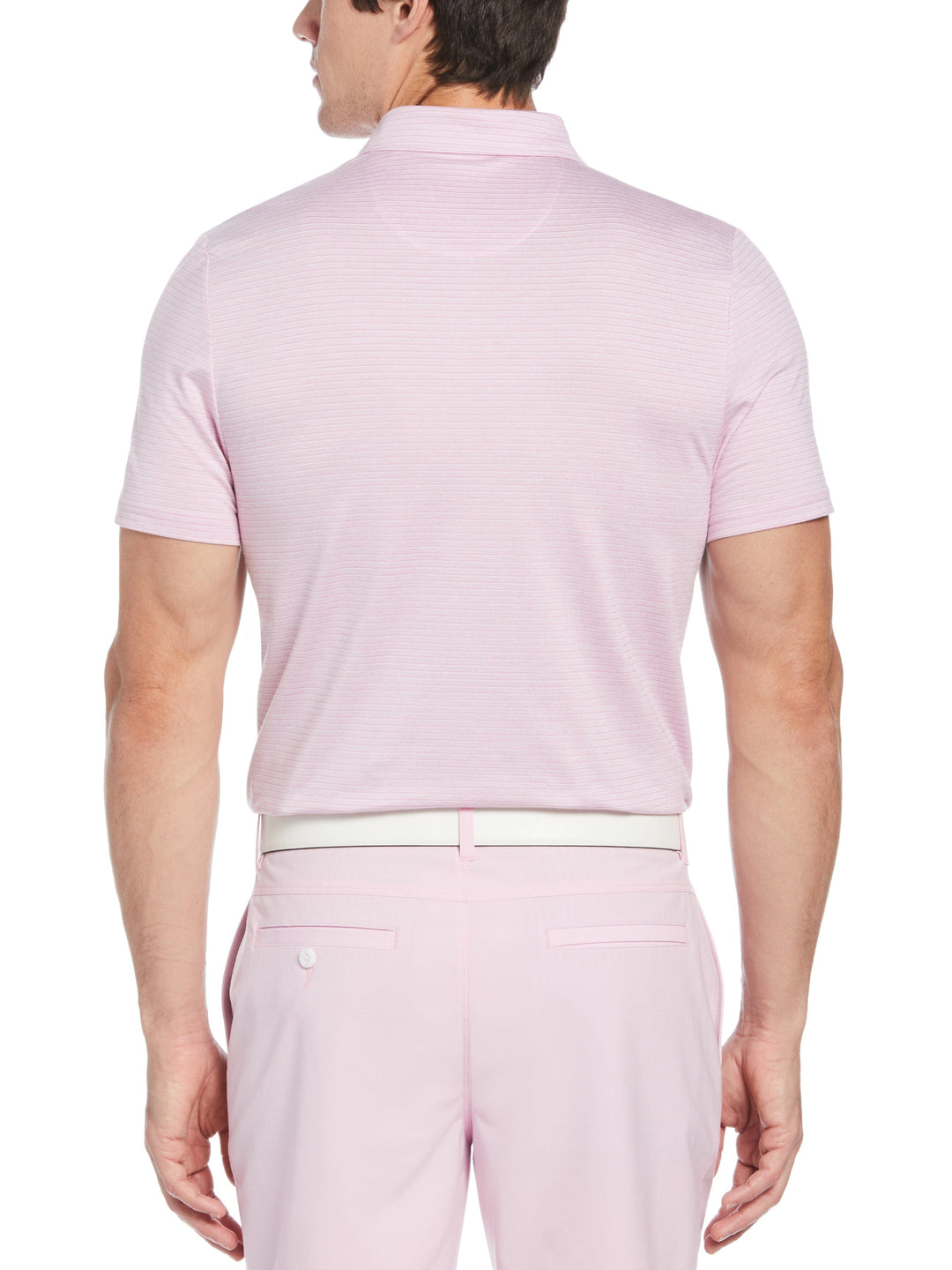 Men's Oxford Fine Stripe Golf Polo