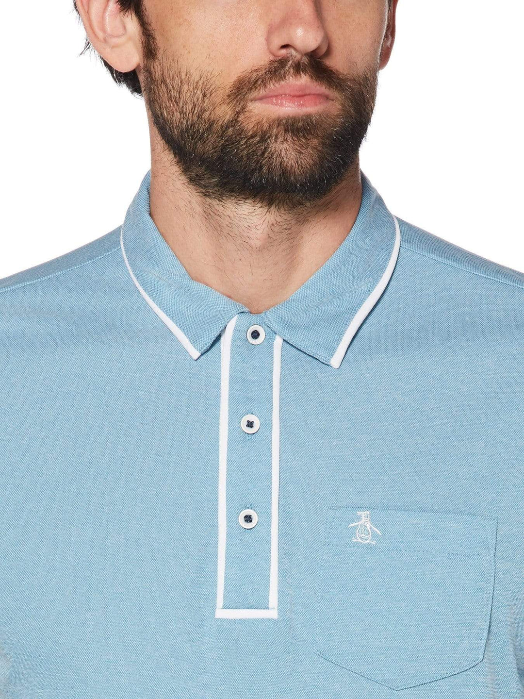 Men's Oxford Texture Golf Polo