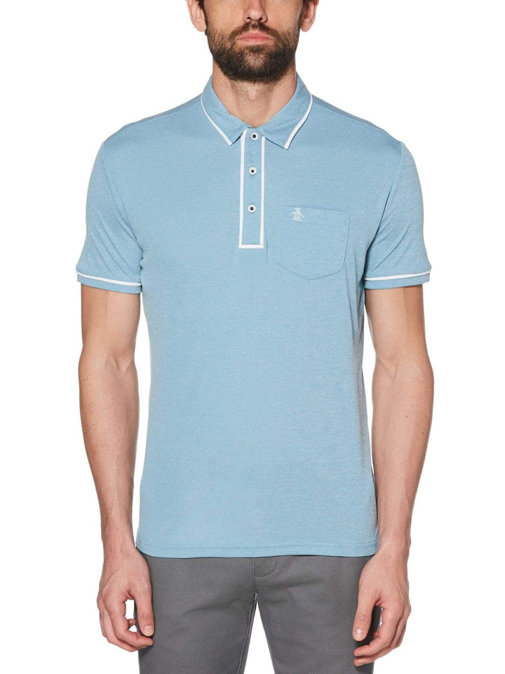 Men's Oxford Texture Golf Polo