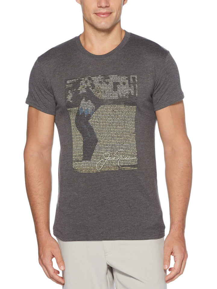 Men's Perfect Shot Printed Heather T-Shirt