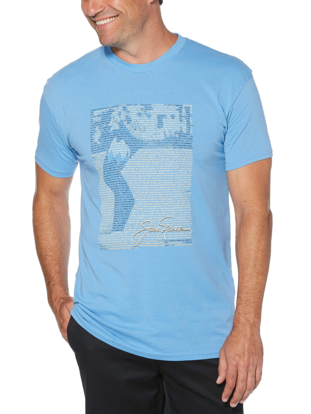Men's Perfect Shot Printed Solid T-Shirt