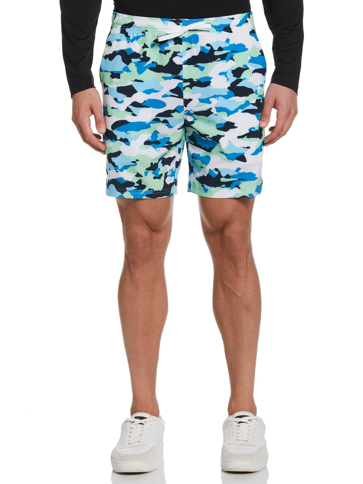 Performance Camo Print Shirt (Bright White) 