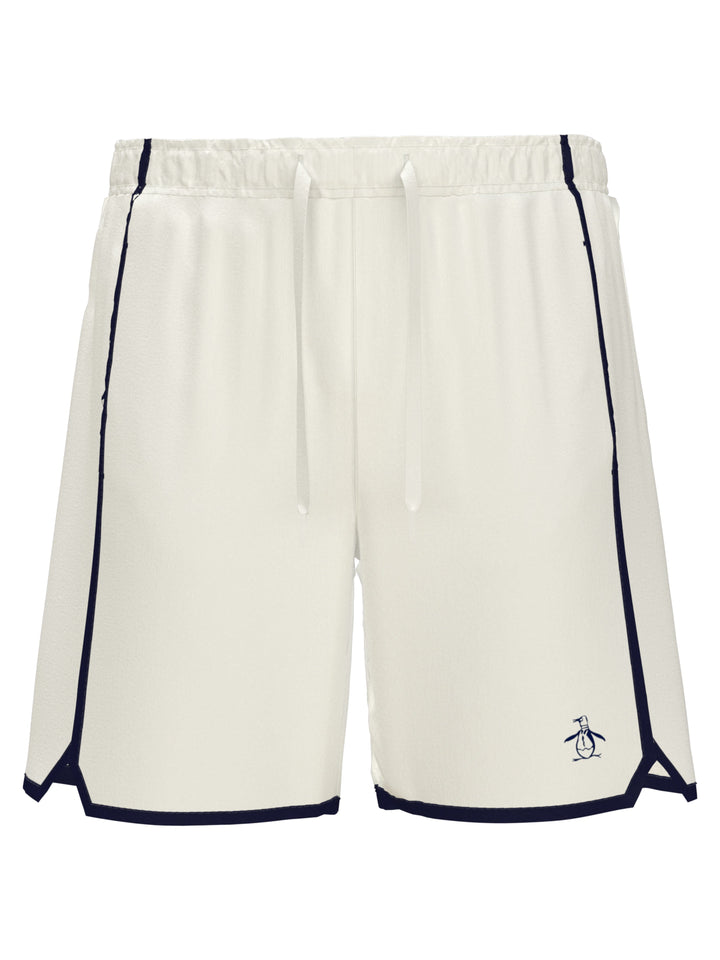 Performance Color Block 7" Inseam Tennis Short with Lining (Bright White) 