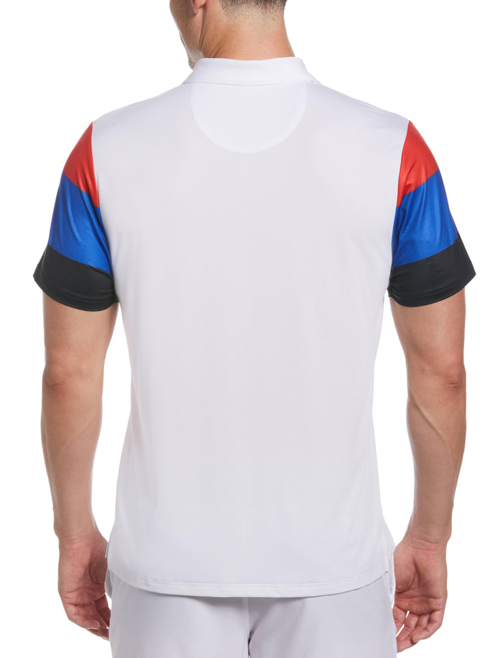 Men's Performance Color Block Polo
