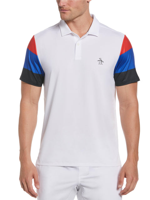 Men's Performance Color Block Polo