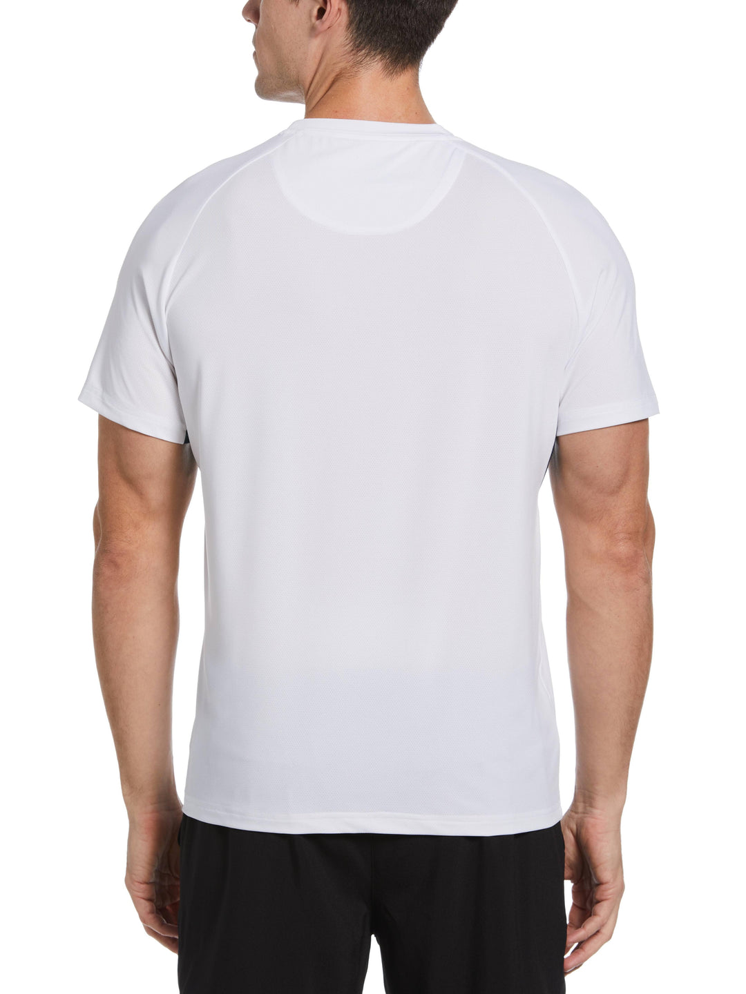 Performance Color Block Tennis Tee (Bright White) 