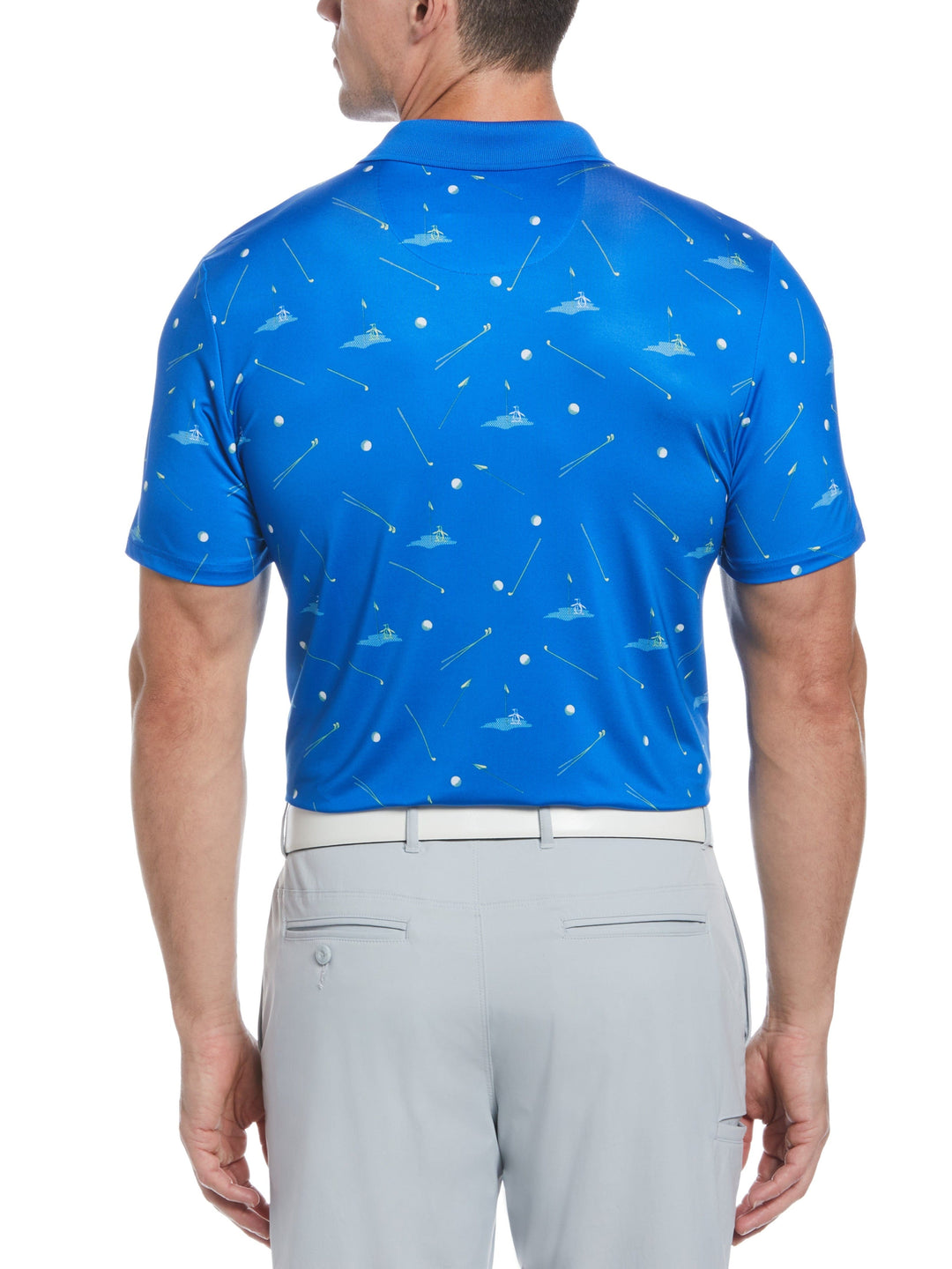 Men's Pete on the Green Print Golf Polo