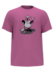 Pete's In Da Party Graphic Golf T-Shirt (Rose Bouquet) 
