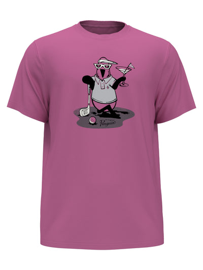 Pete's In Da Party Graphic Golf T-Shirt (Rose Bouquet) 