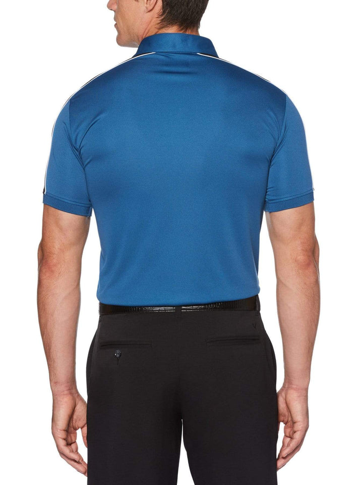 Men's Pieced Polo with Piping