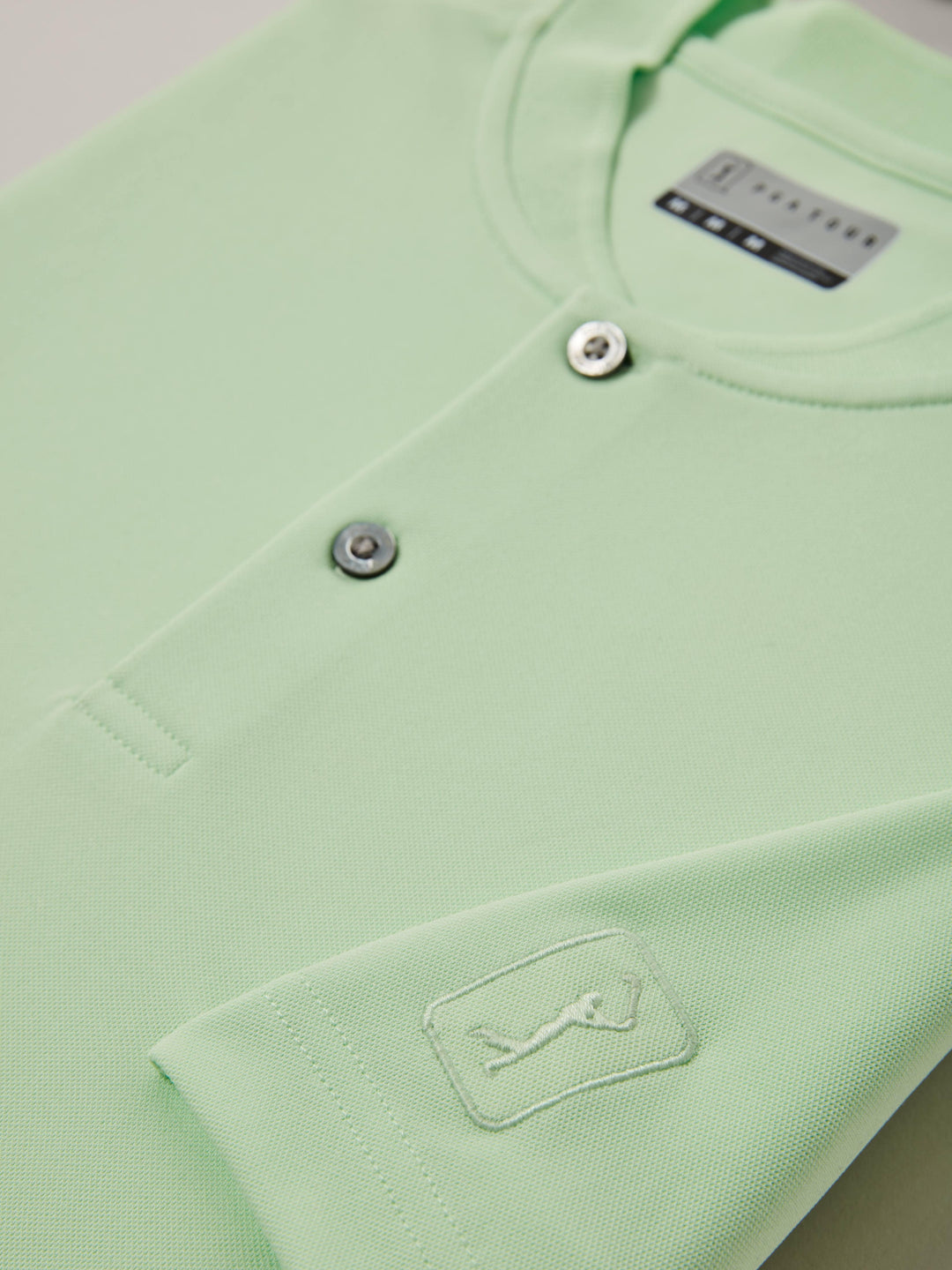 Men's Pique Golf Polo with Casual Collar