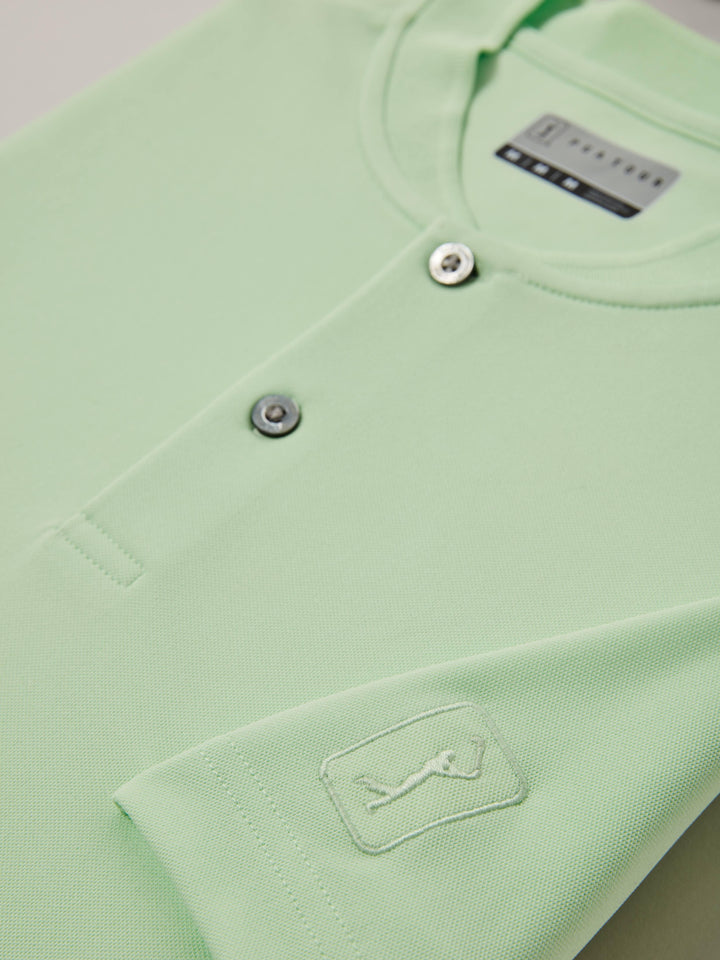 Men's Pique Golf Polo with Casual Collar