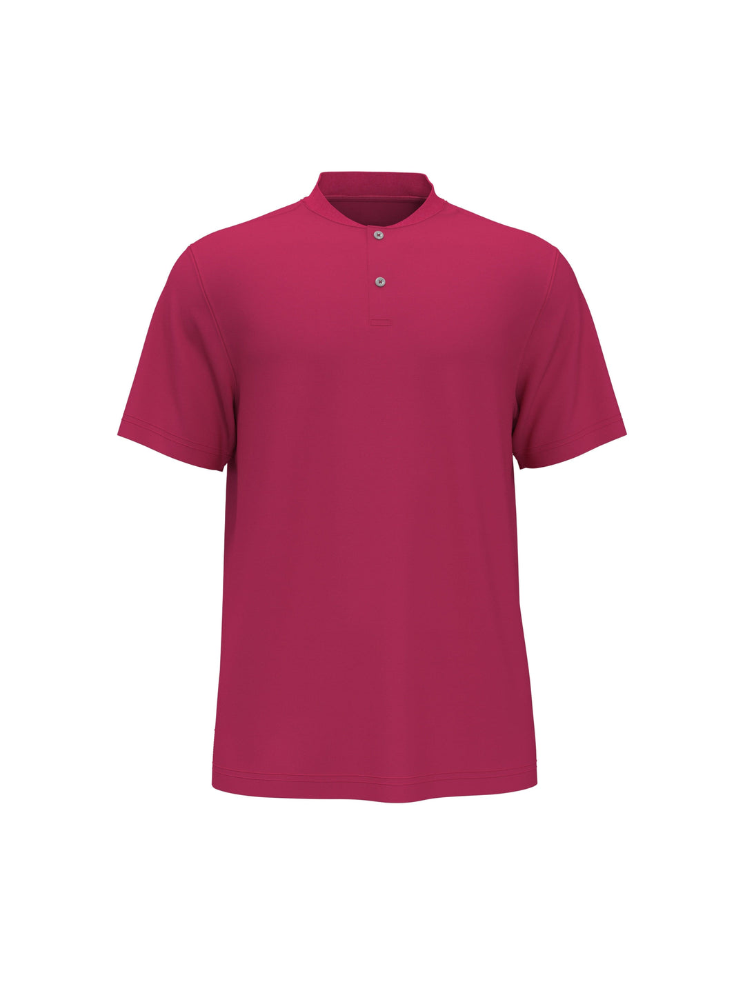 Pique Baseball Collar Golf Polo (Bossy Pink) 