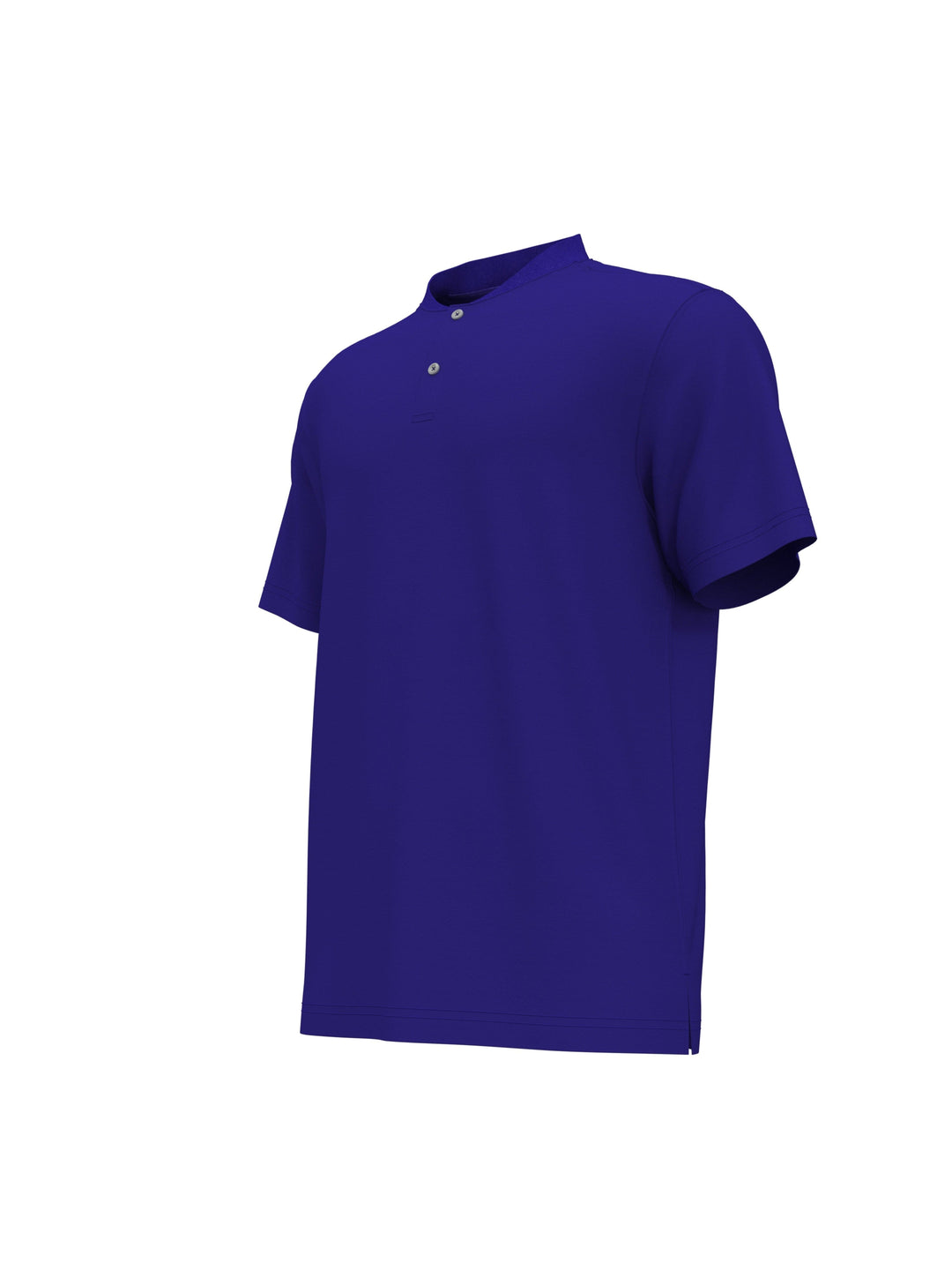 Pique Baseball Collar Golf Polo (Dazzling Blue) 