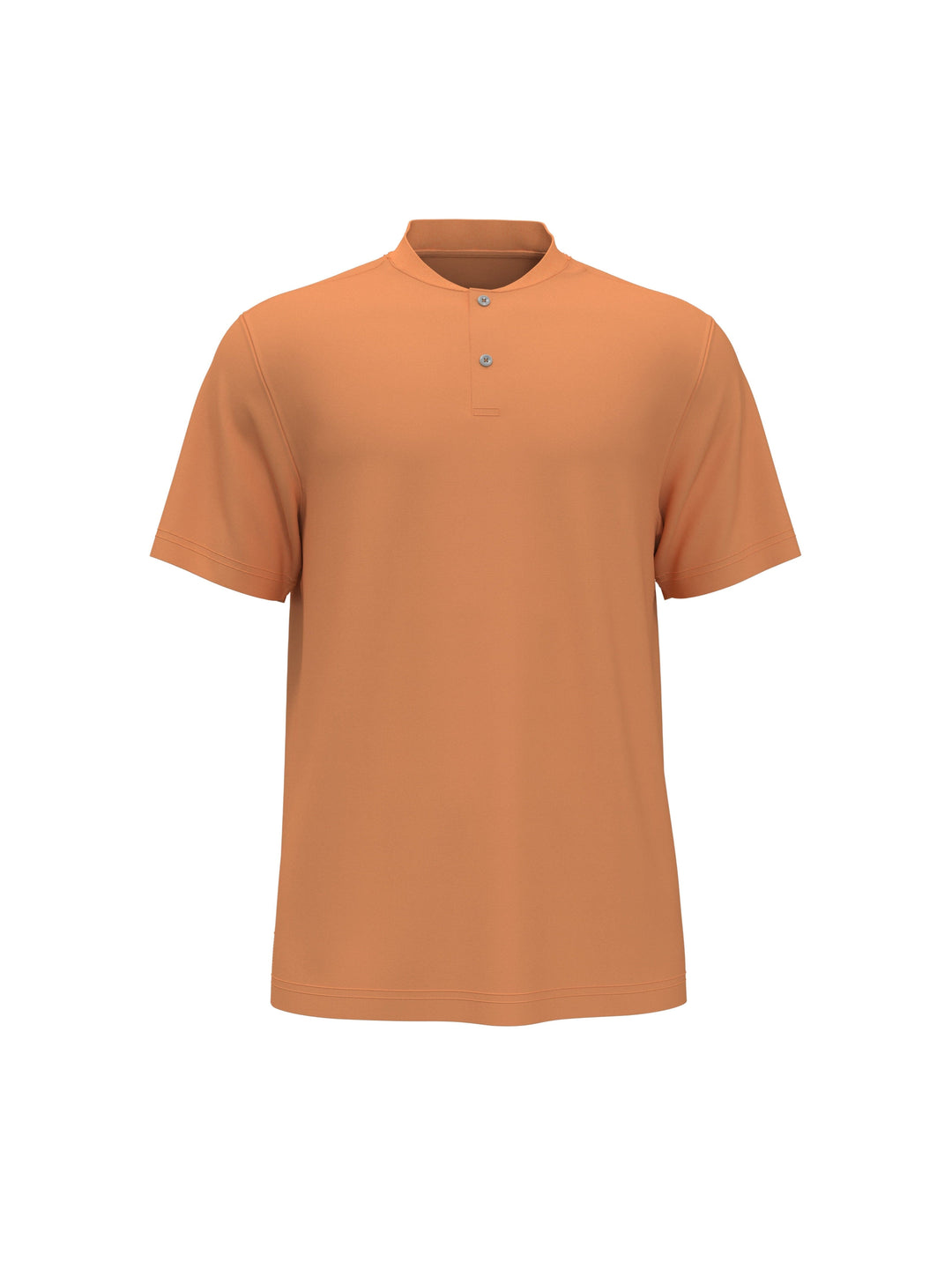 Pique Baseball Collar Golf Polo (Papaya) 