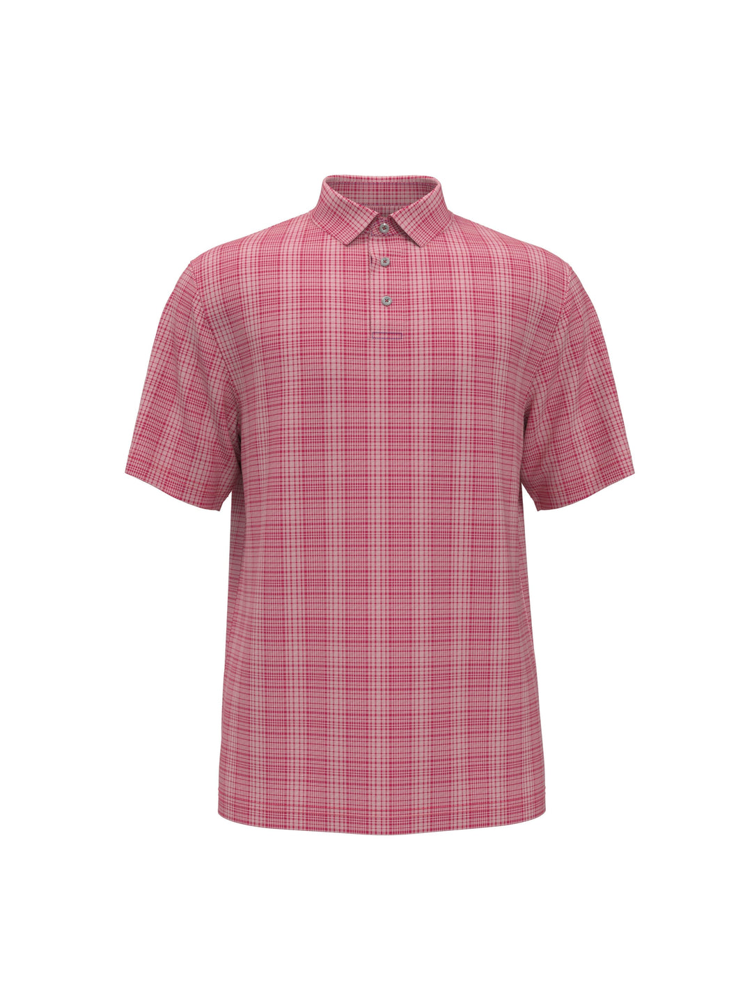 Plaid Golf Polo (Bossy Pink) 