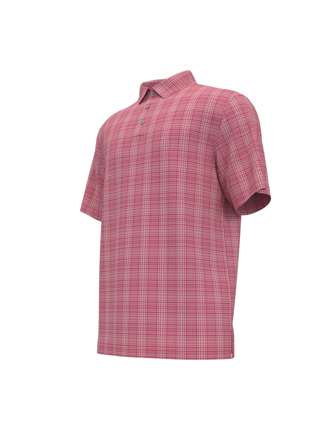 Plaid Golf Polo (Bossy Pink) 