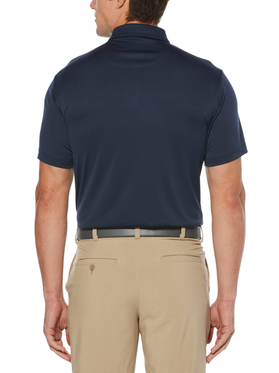 Men's Printed Asymmetrical Polo