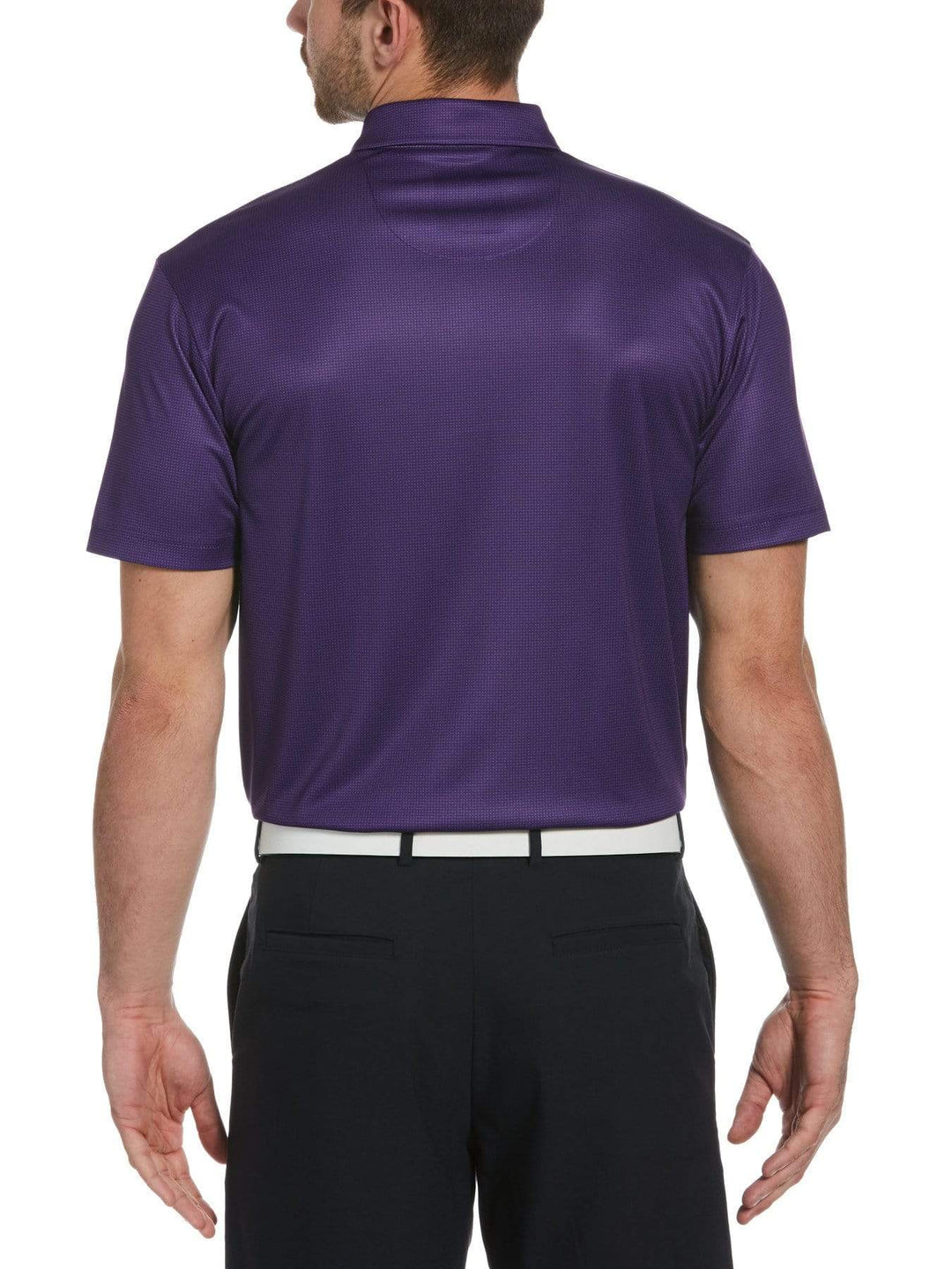 Men's Printed Mini Gingham Polo