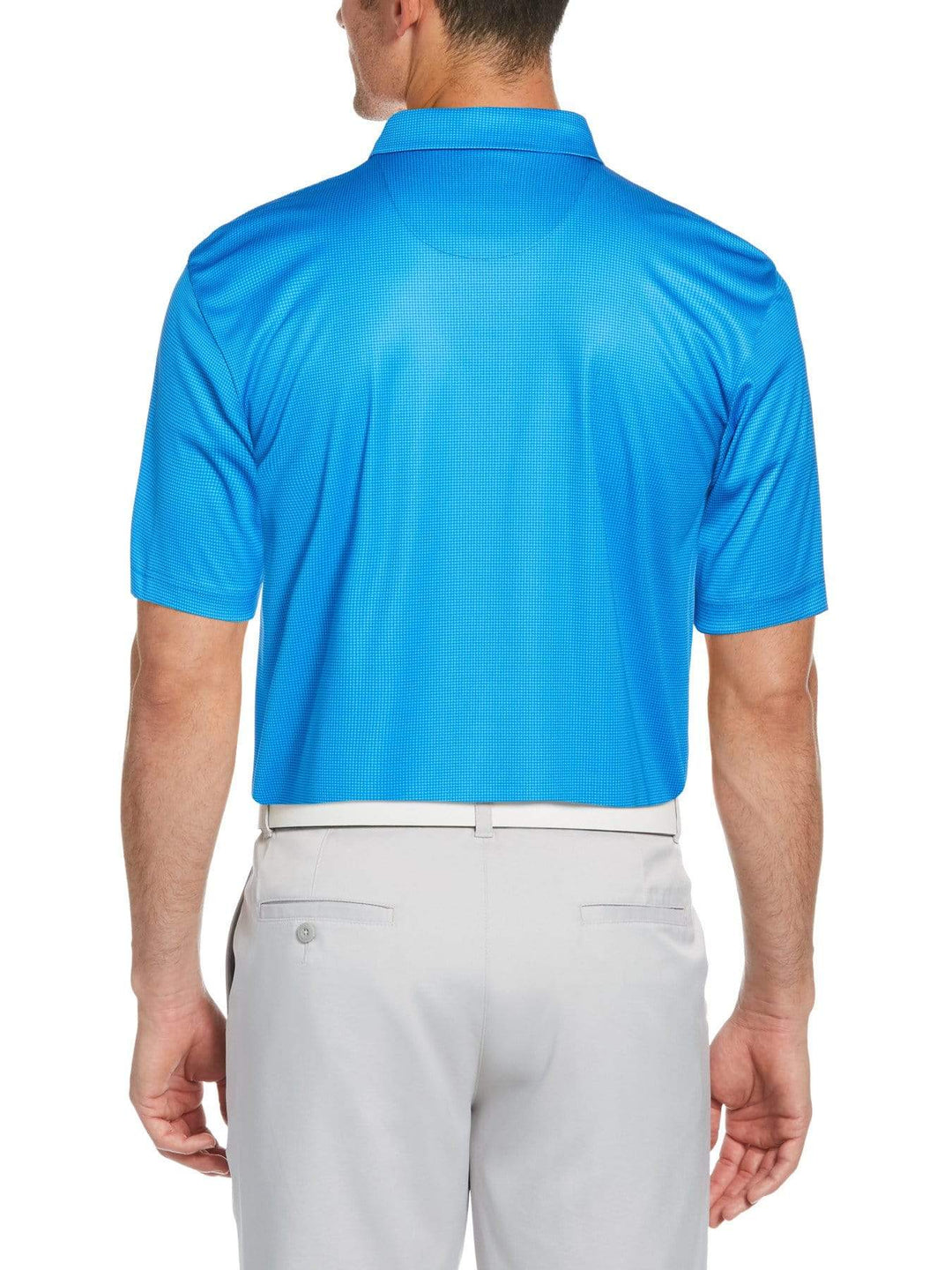 Men's Printed Mini Gingham Polo