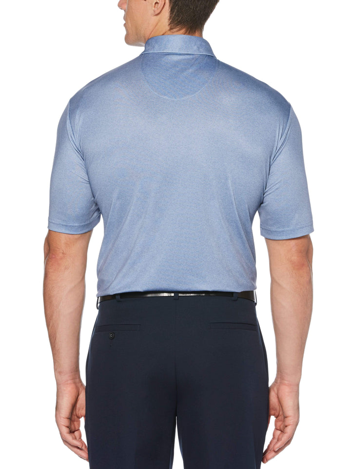 Men's Printed Pique Stripe Polo