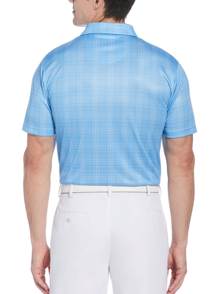 Printed Plaid Golf Polo (All Aboard) 
