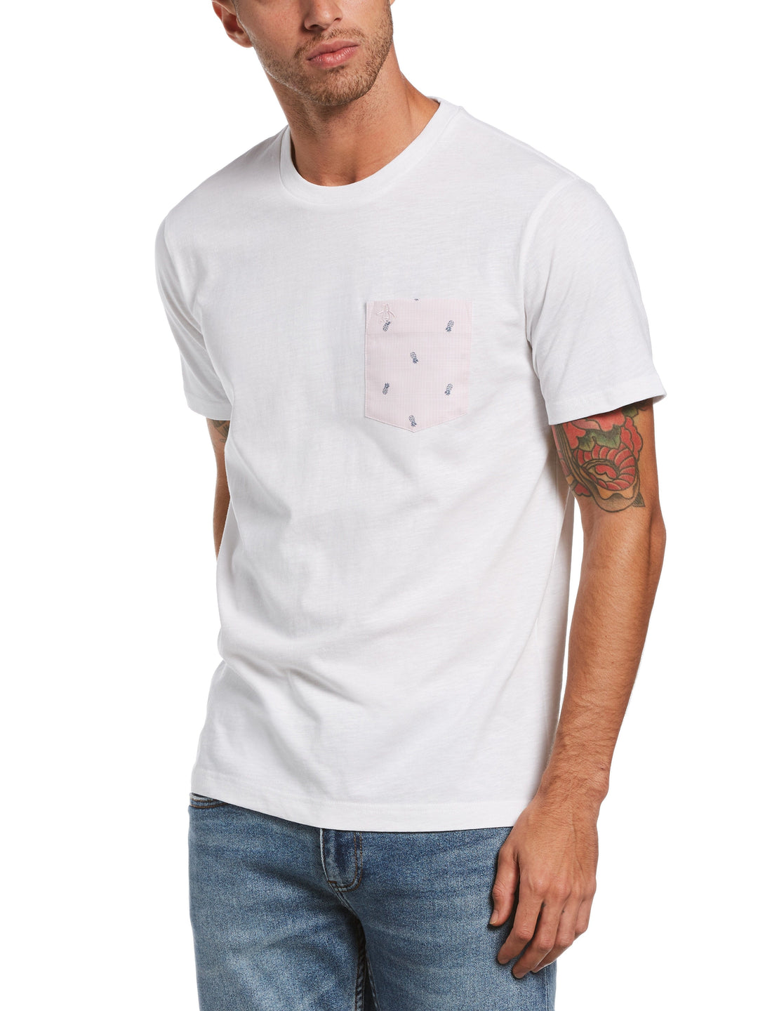 Men's Printed Pocket Tee