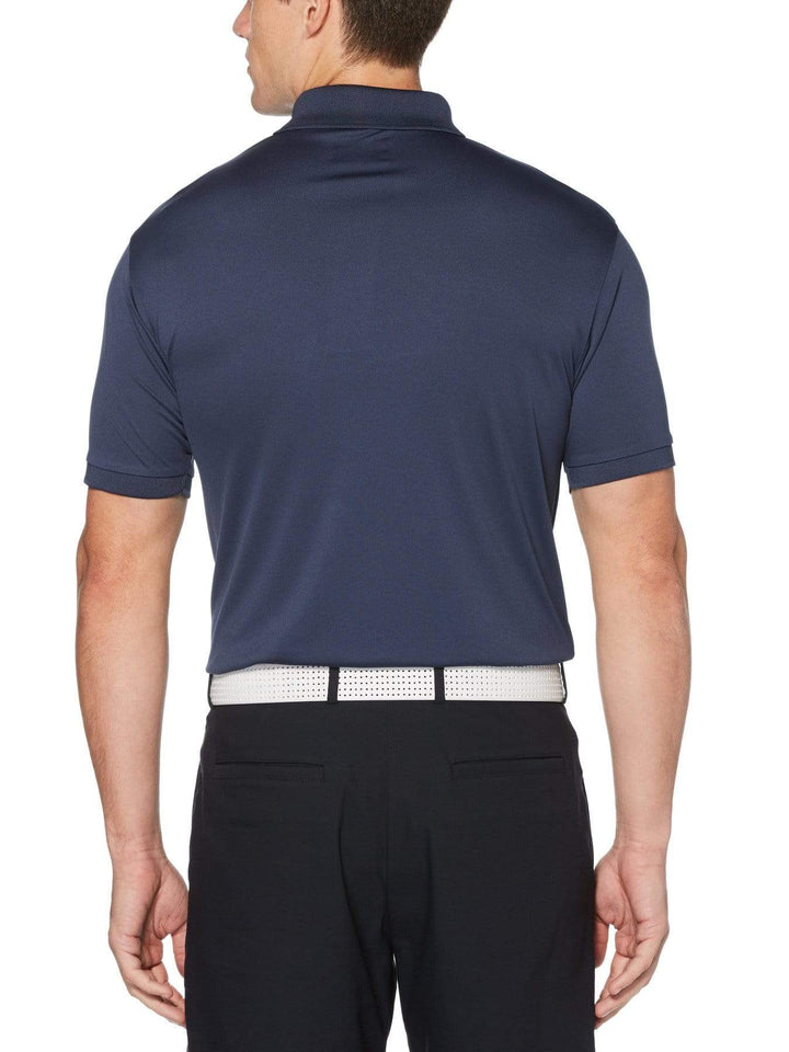 Men's Pro Series Asymmetric Multi-Color Stripe Polo