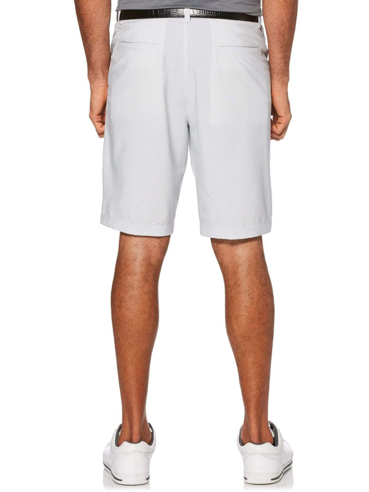 Men's Pro Series Mini Print Flat Front Golf Short with Active Waistband