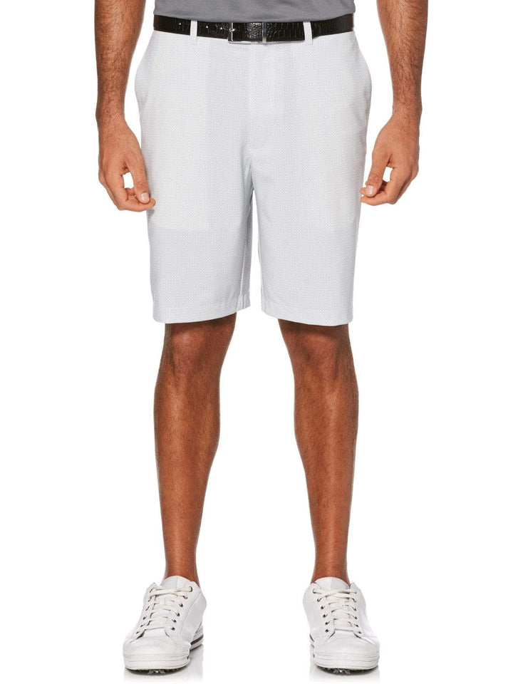 Men's Pro Series Mini Print Flat Front Golf Short with Active Waistband