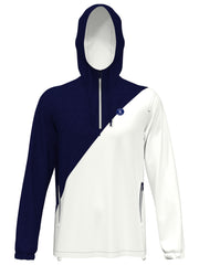 Quarter Zip Heritage Wind Golf Jacket (Black Iris) 