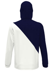 Quarter Zip Heritage Wind Golf Jacket (Black Iris) 