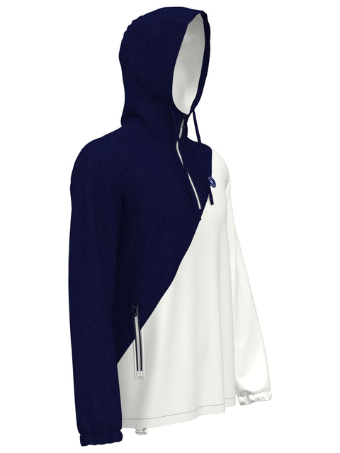 Quarter Zip Heritage Wind Golf Jacket (Black Iris) 