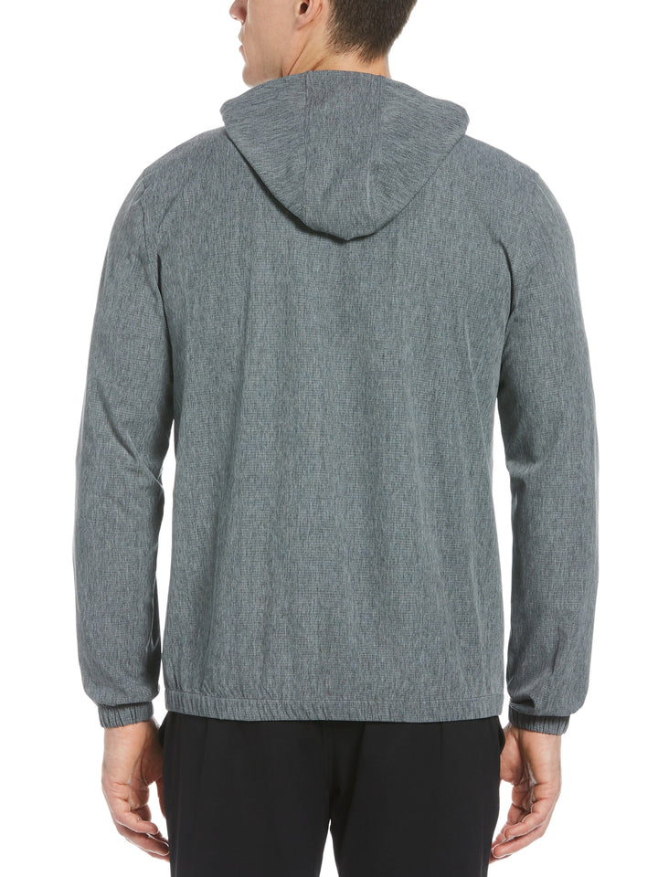 Men's Quarter Zip Hooded Golf Windshirt