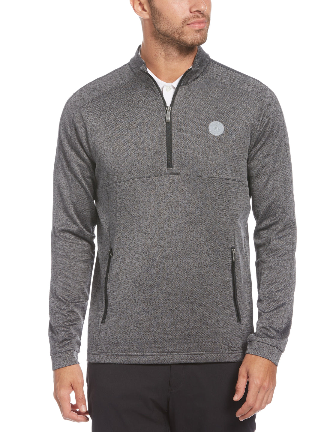 Men's Quarter Zip Mock Neck Golf Pullover
