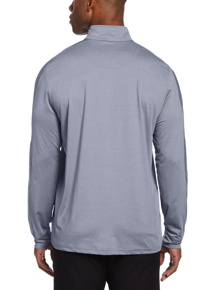 1/4 Zip Sun Shade Base Layer Golf Shirt (Flint Stone Htr) 