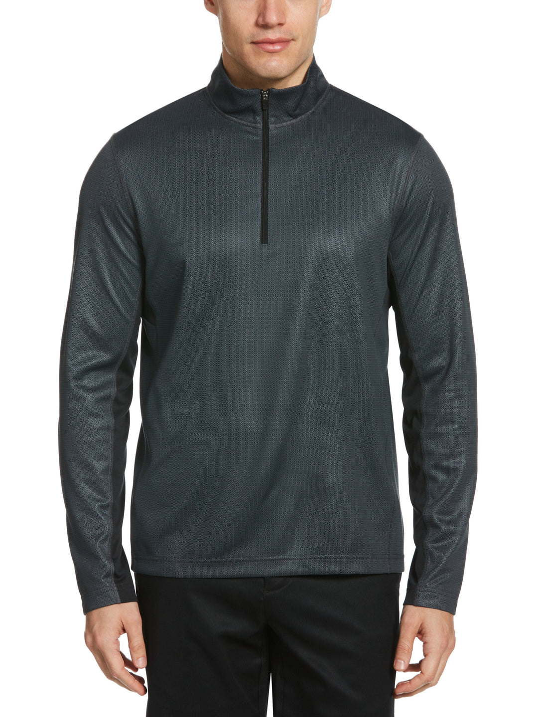 Men's Quarter Zip With Mesh Piecing Pullover
