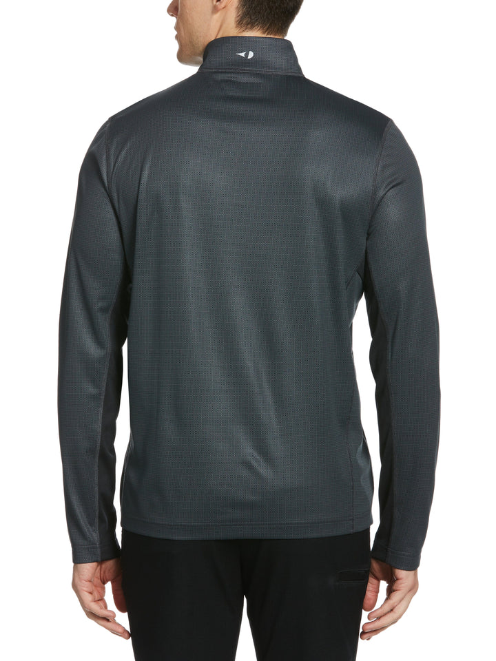 Men's Quarter Zip With Mesh Piecing Pullover