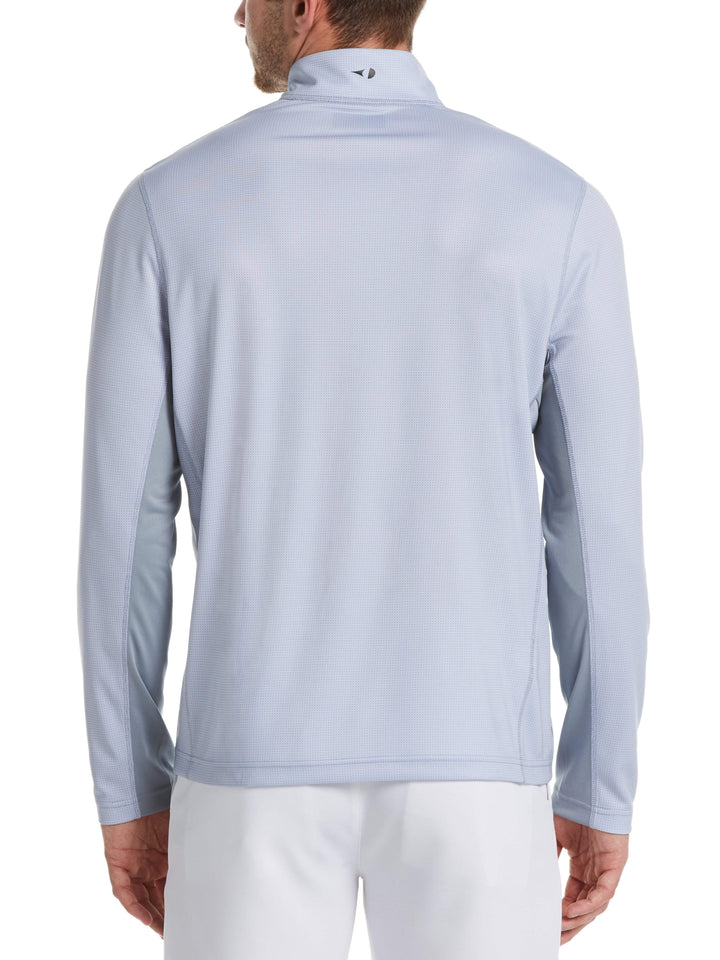 Men's Quarter Zip With Mesh Piecing Pullover