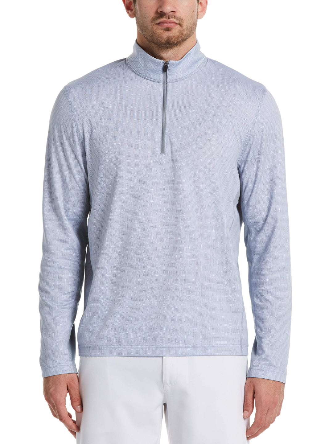 Men's Quarter Zip With Mesh Piecing Pullover