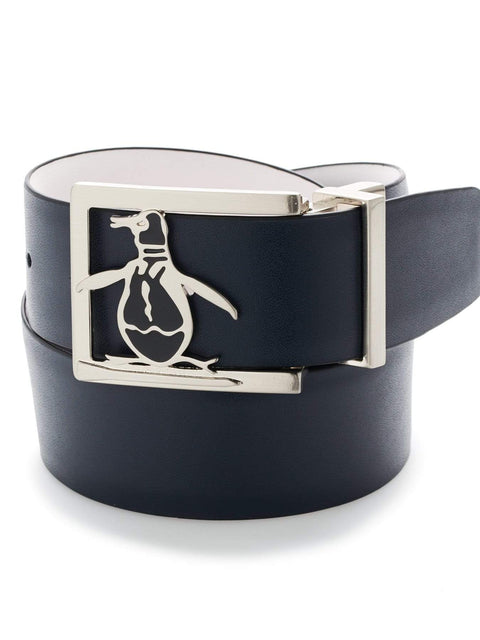 Men's Reversible Leather Belt with Pete Buckle