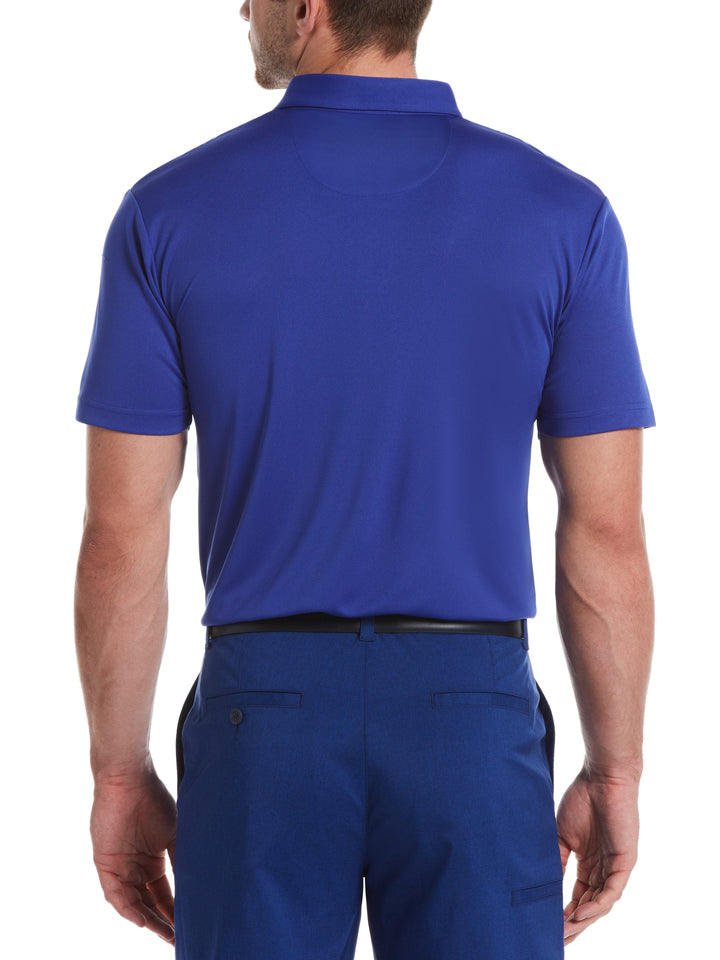 Men's Rippled Water Print Golf Polo
