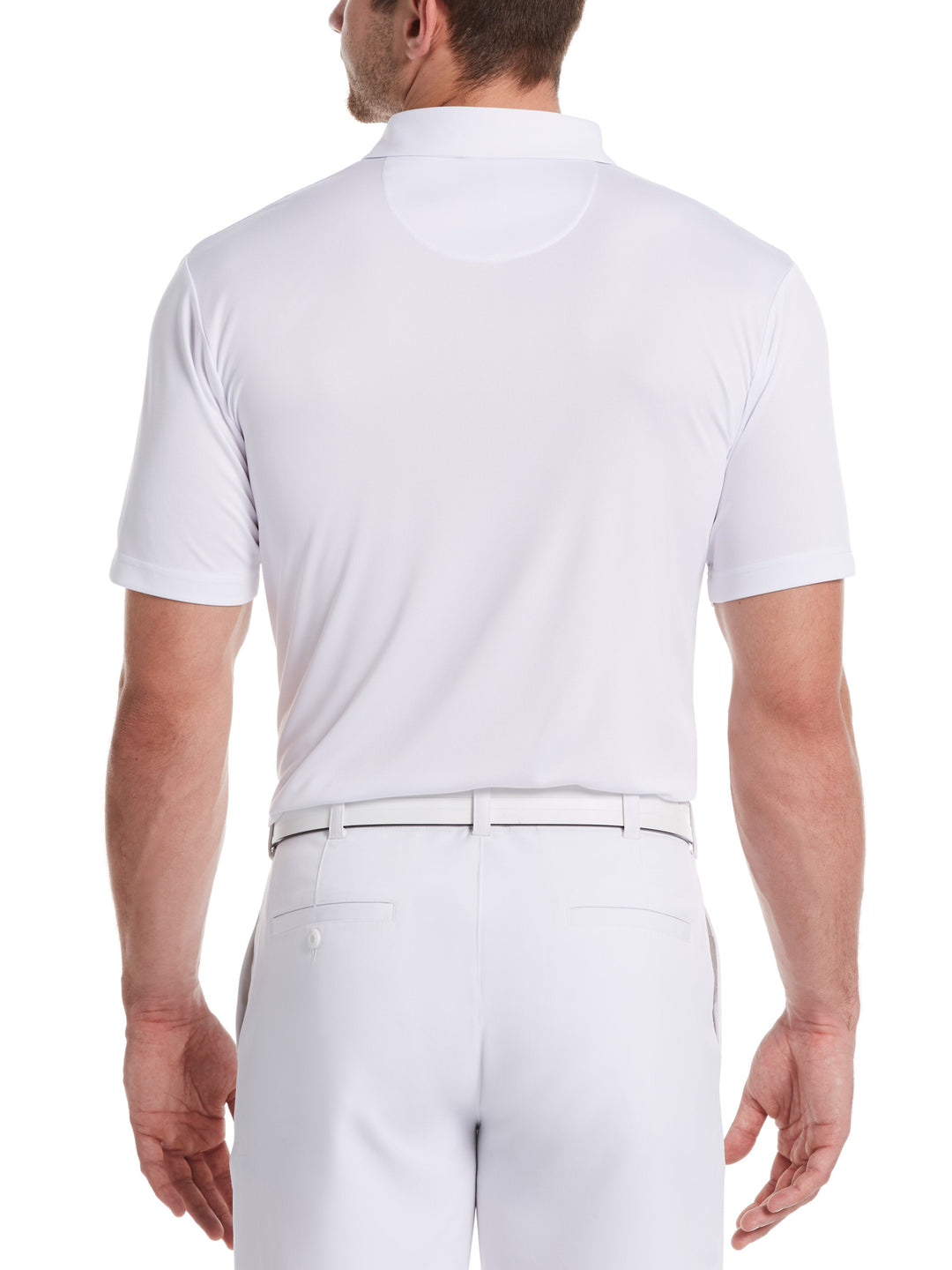 Men's Rippled Water Print Golf Polo