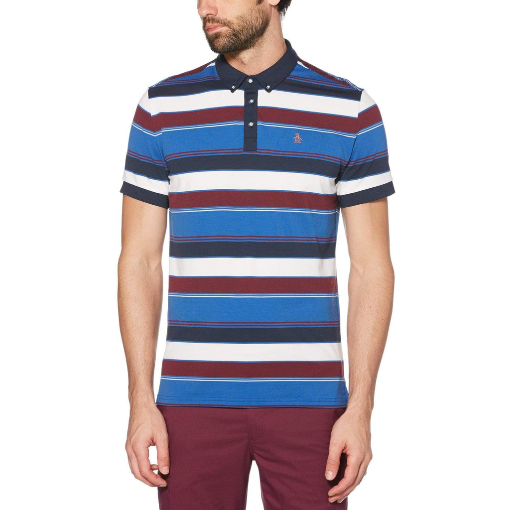 Roadmap Stripe Golf Polo