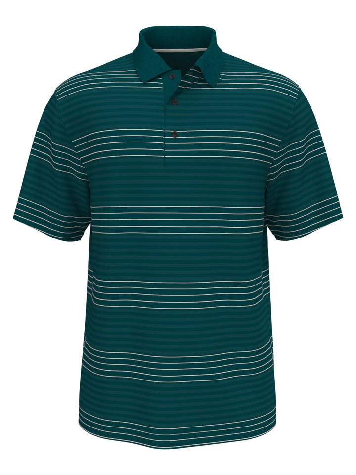 Shadow Energy Stripe Polo (Atlantic Deep) 
