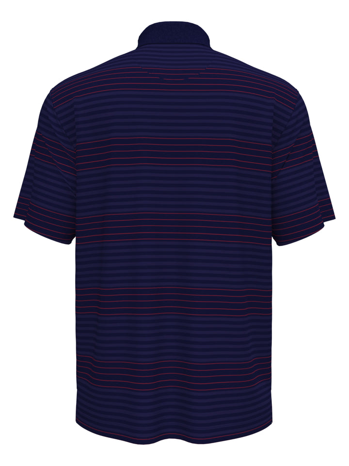 Shadow Energy Stripe Polo (Classic Navy) 