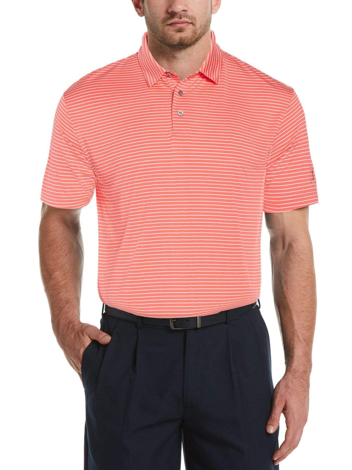 Men's Single Feeder Stripe Golf Polo