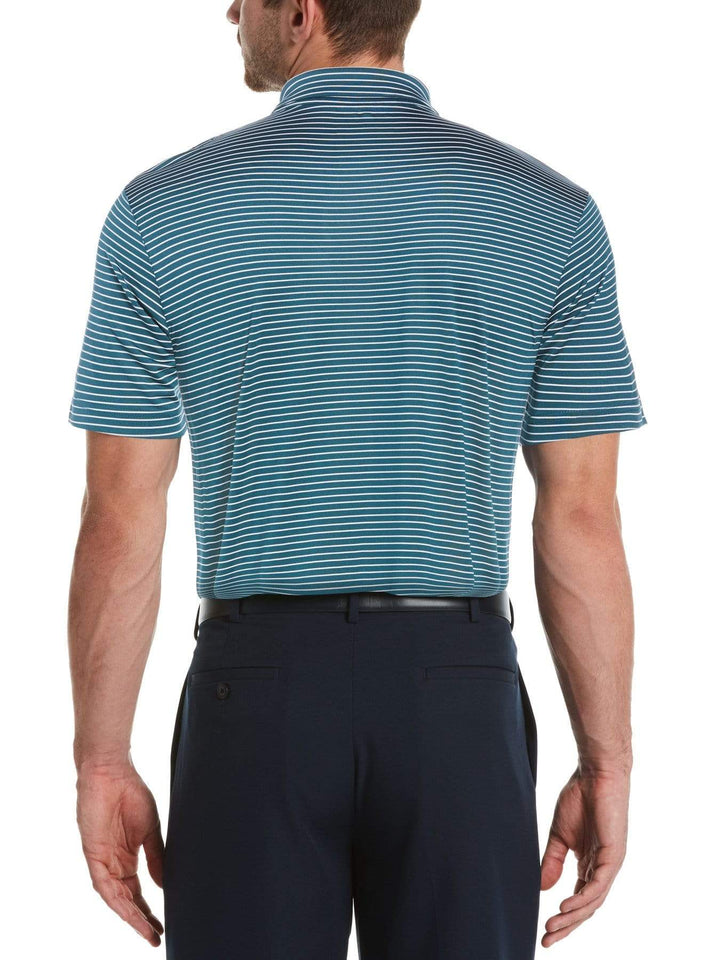 Men's Single Feeder Stripe Golf Polo